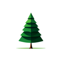 Flat Christmas tree cartoon wallpaper. Modern flat design in winter. Minimalist winter wallpapers png