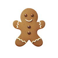 Flat Christmas Gingerbread Man cartoon wallpaper. Modern flat design in winter. Minimalist winter wallpapers png