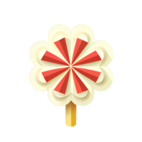 Flat Christmas sweet lollipops. Round candies cartoon wallpaper. Modern flat design in winter. png