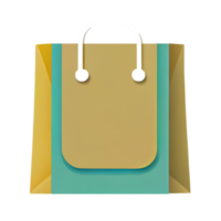 Flat shopping bag cartoon wallpaper. Modern flat design for shopping online Website layout design. png