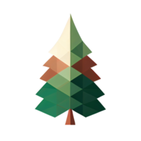 piatto Natale albero cartone animato sfondo. moderno piatto design nel inverno. minimalista inverno sfondi png