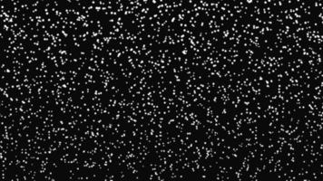 Snowfall bokeh on black background. Many snowflakes in flying in the air. Winte night snowfall and blizzard of snow at. Blur bokeh light effect creative background photo