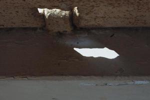 Light And Shadow Play in Abandoned Structure photo