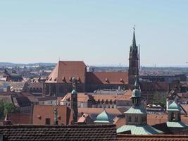 Aerial view of Nuernberg photo