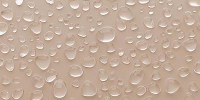 gotas de agua sobre vidrio gotas de lluvia sobre vidrio después de la lluvia ilustración 3d foto