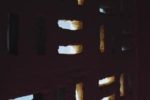 Light And Shadow Play in Abandoned Structure photo