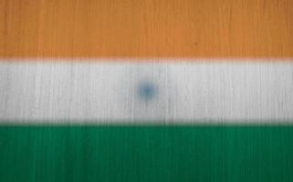 textura de la bandera india como fondo foto