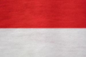 textura de bandera indonesia como fondo foto