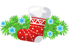 weihnachtssocke cartoon illustration png