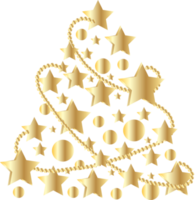 ilustração da árvore de natal, celebração do ano novo png