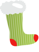 Christmas sock cartoon illustration png