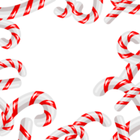 Christmas lollipop candy cane icon in cartoon style png