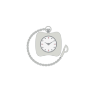 Pocket Watch Chain Classic Aesthetic Necklace Collection Set png