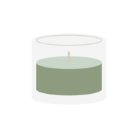 bougies d'éclairage esthétiques sur le thème hygge png