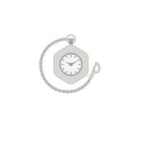 conjunto de colección de collar de estética clásica de cadena de reloj de bolsillo png