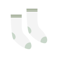 une paire de chaussettes à thème hygge ensemble de collection d'éléments png