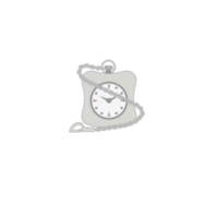 conjunto de colección de collar de estética clásica de cadena de reloj de bolsillo png