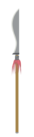 Spear War Lance Weapon Two Side Sharp Knight png