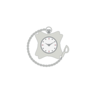 chaîne de montre de poche ensemble de collection de collier esthétique classique png