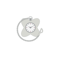 conjunto de colección de collar de estética clásica de cadena de reloj de bolsillo png