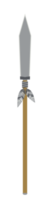 Spear War Lance Weapon Two Side Sharp Knight png