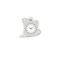 conjunto de colección de collar de estética clásica de cadena de reloj de bolsillo png