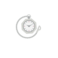 conjunto de colección de collar de estética clásica de cadena de reloj de bolsillo png