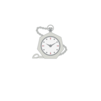 tasca orologio catena classico estetico collana collezione impostato png