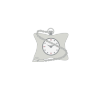 conjunto de colección de collar de estética clásica de cadena de reloj de bolsillo png