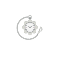 Pocket Watch Chain Classic Aesthetic Necklace Collection Set png