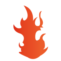 ilustración de llama de fuego png