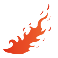 ilustração de chama de fogo png