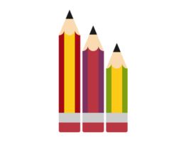 Illustration of Several Pencils png