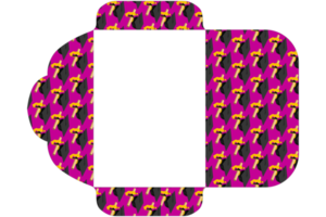 design de envelope com tema de chapéu de formatura png