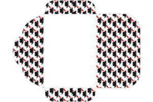 design de envelope com tema de chapéu de formatura png