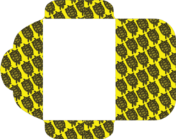 conception d'enveloppe avec le thème de la tortue png