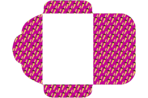 design de envelope com tema de rolo de certificado png