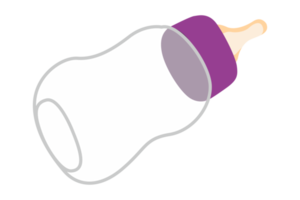 Illustration of a Milk Bottle for Babies png