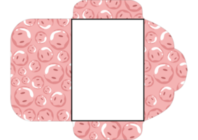 conception d'enveloppe avec un personnage mignon png