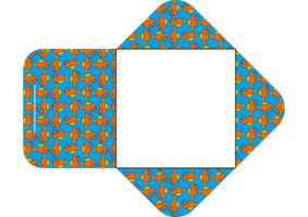 design de envelope com tema de animais fofos png