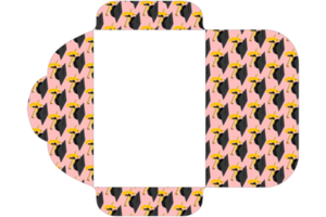 design de envelope com tema de chapéu de formatura png