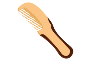 Illustration of a Comb for Babies png