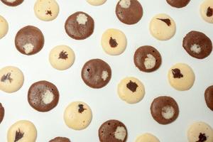 cookies and sweets on white background photo