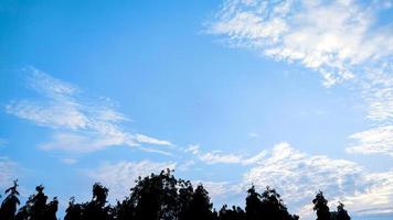 Scenic shot of beautiful cloudscape against the blue sky photo