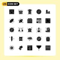 25 Creative Icons Modern Signs and Symbols of ui eye box browser hacking Editable Vector Design Elements