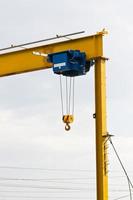 Hook of construction crane photo