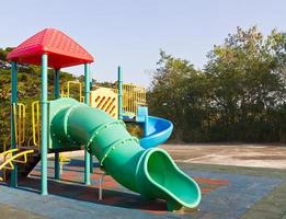 Children playground in park photo