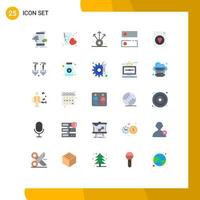 25 Creative Icons Modern Signs and Symbols of favorite tools apple system dns Editable Vector Design Elements