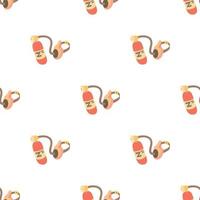 Oxygen mask pattern seamless vector