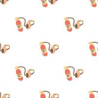 Oxygen mask pattern seamless vector